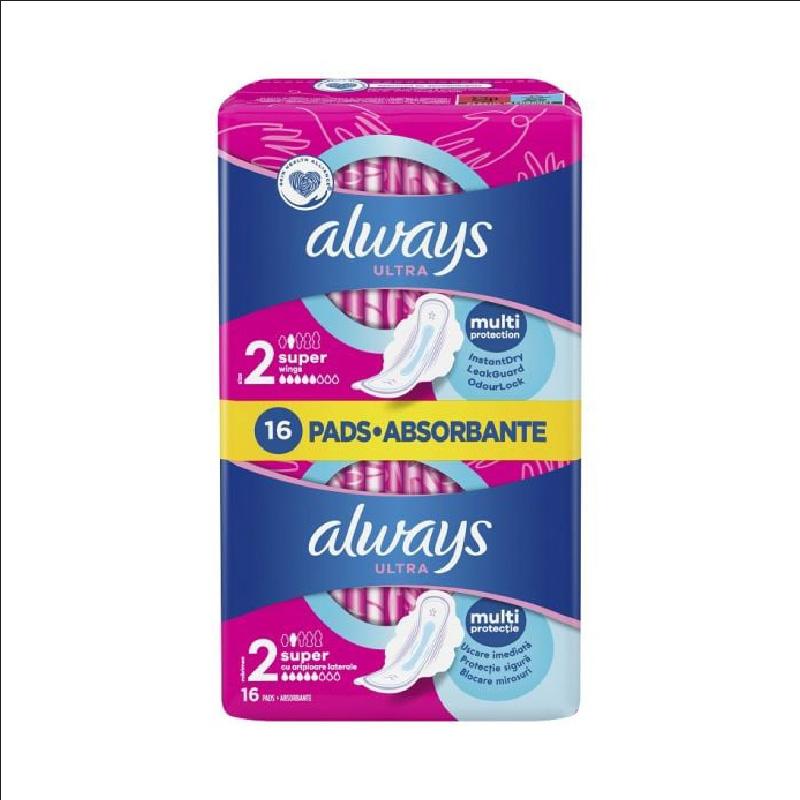 Always ulošci rozi ultra 16kom