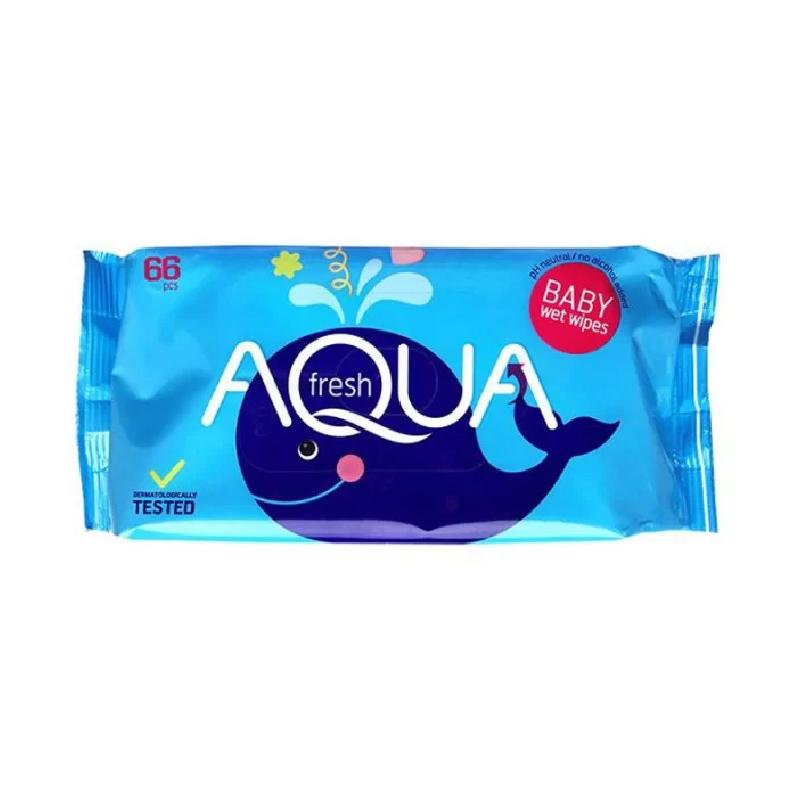 Aqua fresh baby maramice na vodenoj bazi 66kom                     