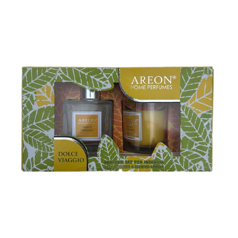 Areon komplet štapići 150ml + sveća viaggio 120g