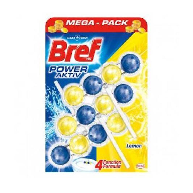 Bref wc osveživač limun 3x50g