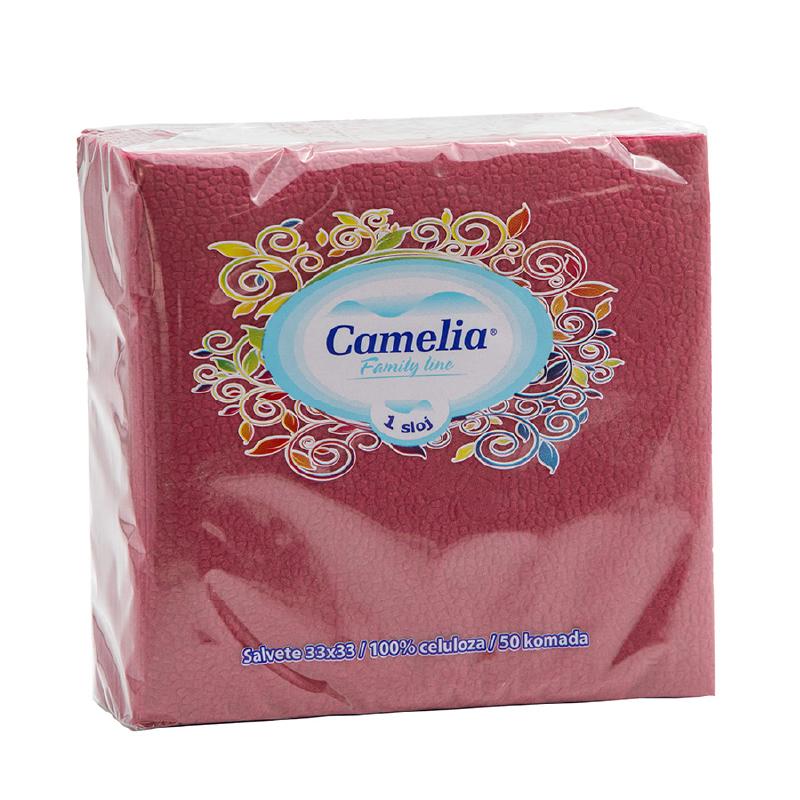 Camelia salvete bordo 2 sloja 20kom