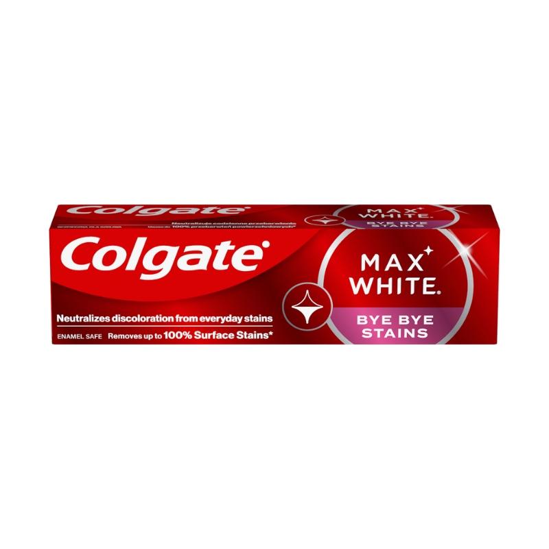 Colgate pasta max white bye bye stains 75ml