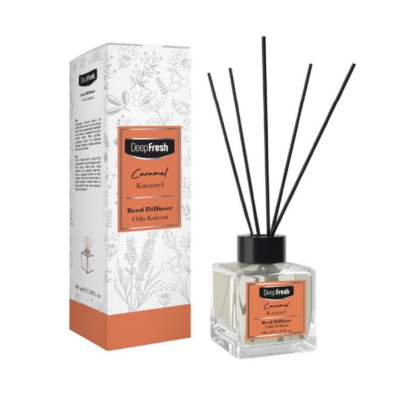 Deep fresh osveživač prostorije sa štapićima caramel 100ml