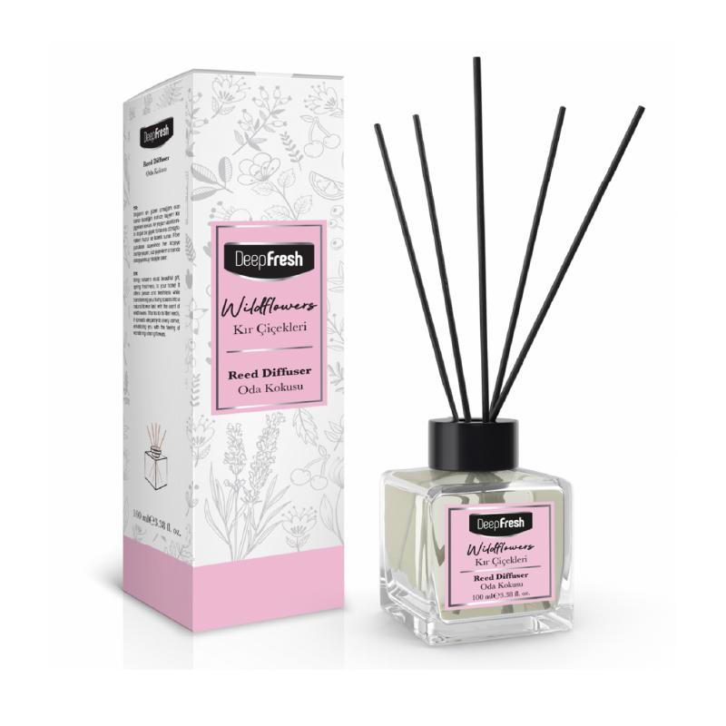 Deep fresh osveživač prostorije sa štapićima wild flowers 100ml
