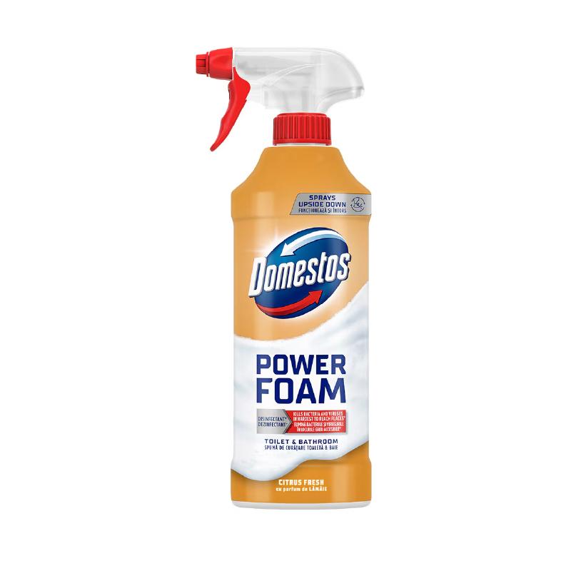 Domestos power foam pena za kupatilo citrus 435ml