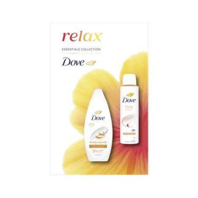 Dove set kutija ženski Fruity (kupka250ml+deo150ml)