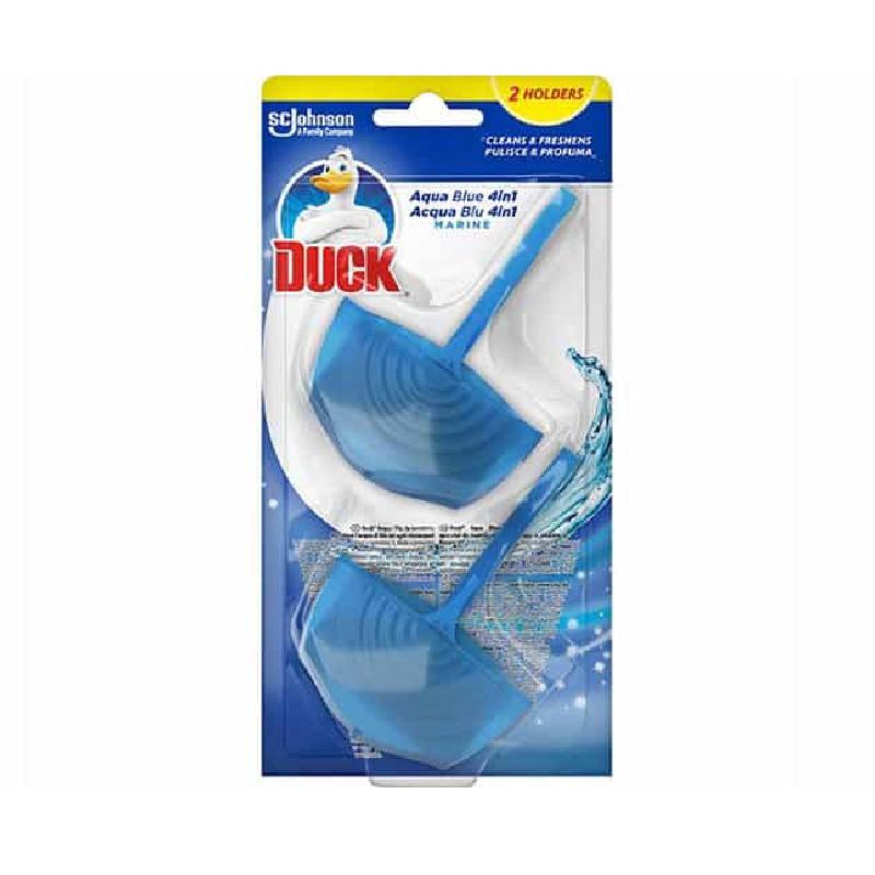Duck wc korpica aqua blue 4u1 duopack 80g