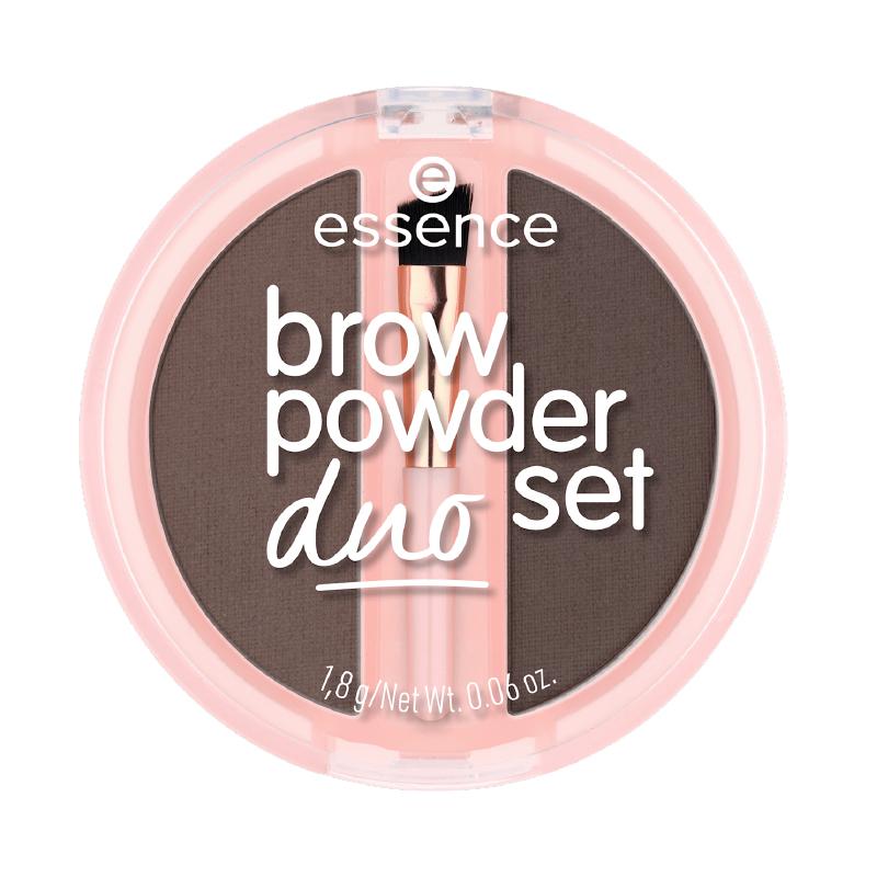 Essence brow powder duo set za obrve 03 dark