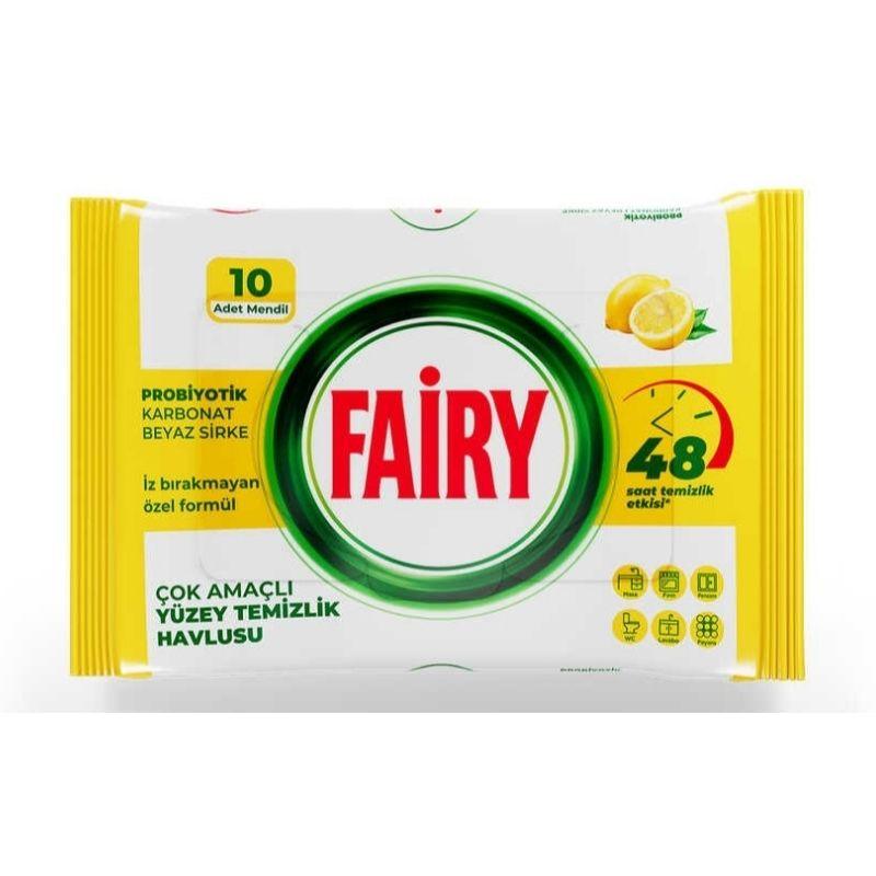 Fairy maramice za čišćenje površina Limun 10 kom
