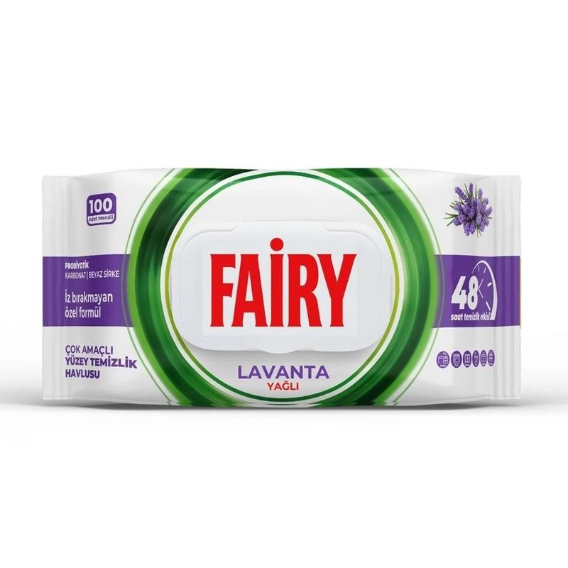 Fairy višenamenske vlažne maramice za površine lavanda 100kom