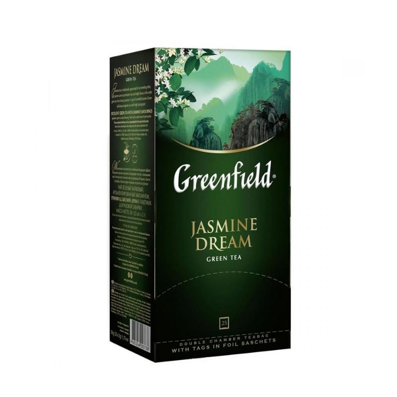 Greenfield zeleni čaj jasmin-25x2g
