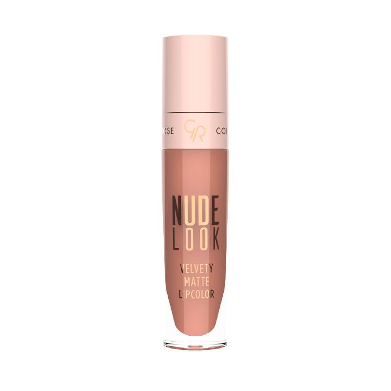 Golden rose tečni ruž nude look 02