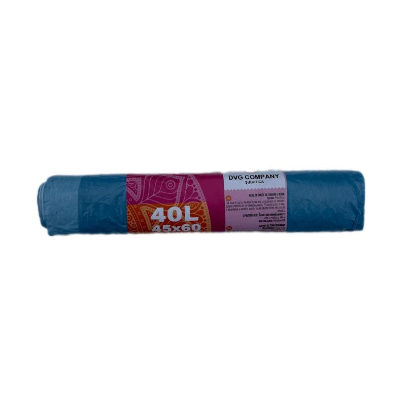 Kese za smeće sa trakom 40l 15kom