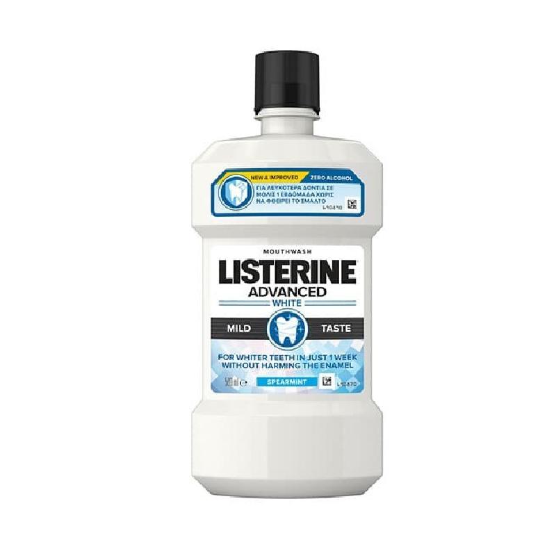 Listerine tečnost za usta advanced white 500ml
