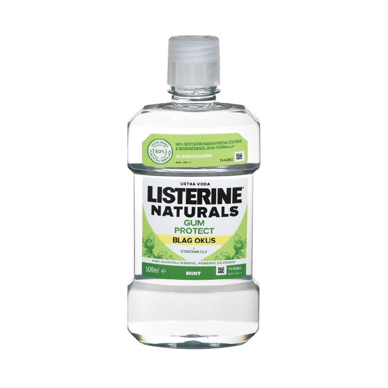 Listerine tečnost za usta natural gum protect mild 500ml