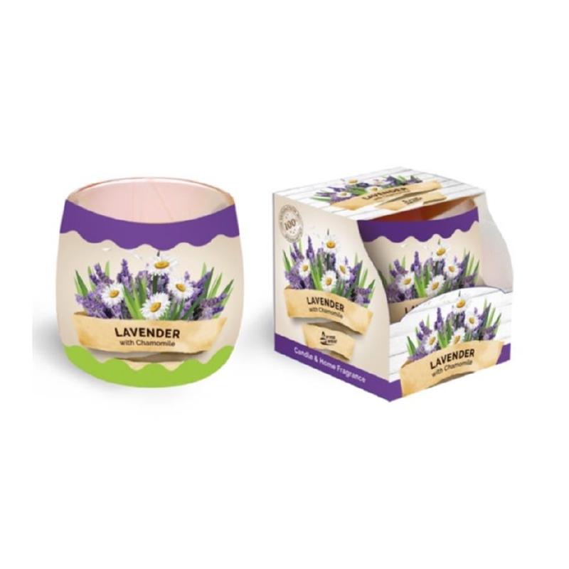 Mirisna sveća lavanda i kamilica 100g