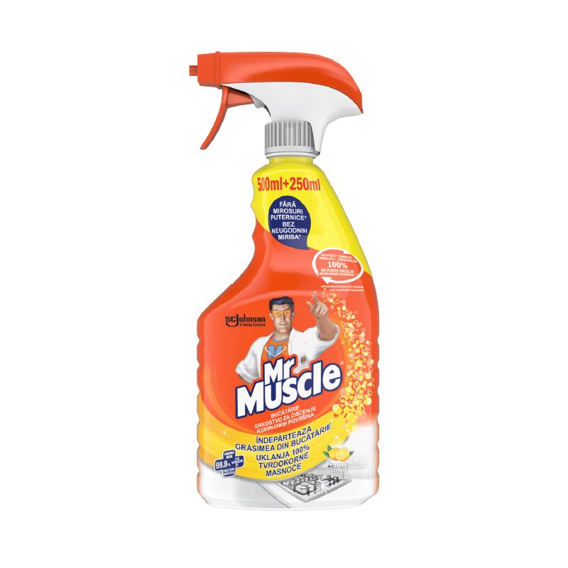 Mr muscle za čišćenje kuhinje limun 750ml