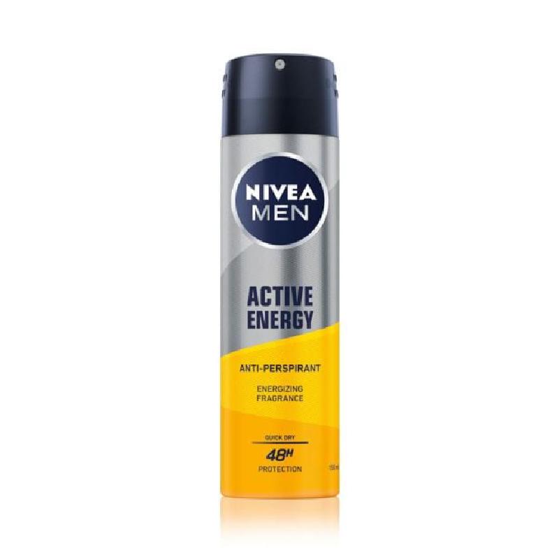 Nivea dezodorans muški active energy 150ml