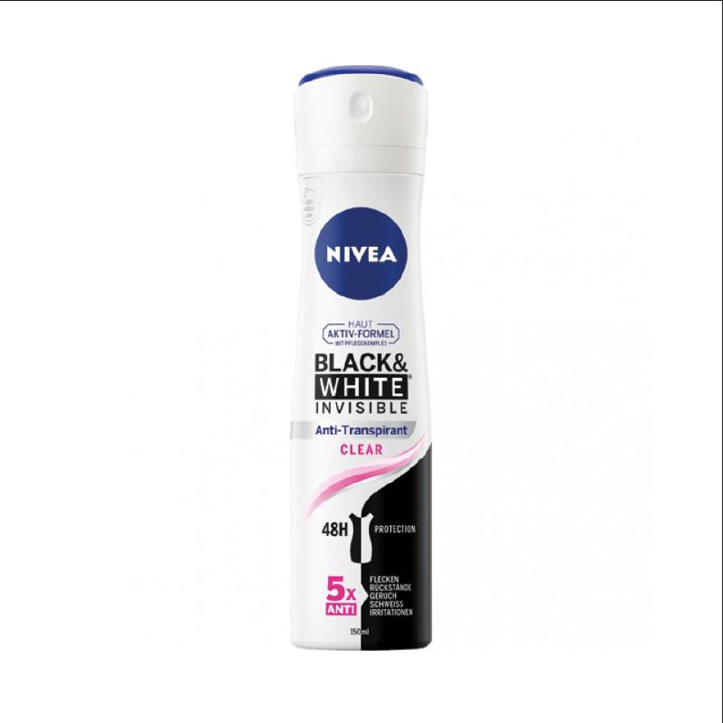 Nivea dezodorans ženski b&w invisible clear 150ml