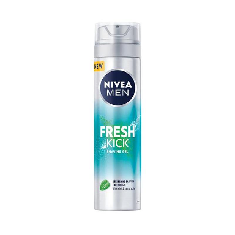 Nivea gel za brijanje fresh kick 200ml