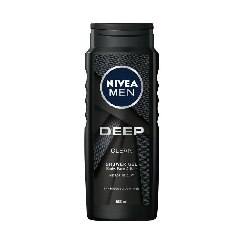 Nivea kupka muška deep 500ml 