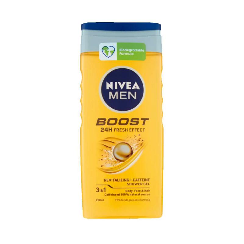 Nivea kupka muška boost 250ml