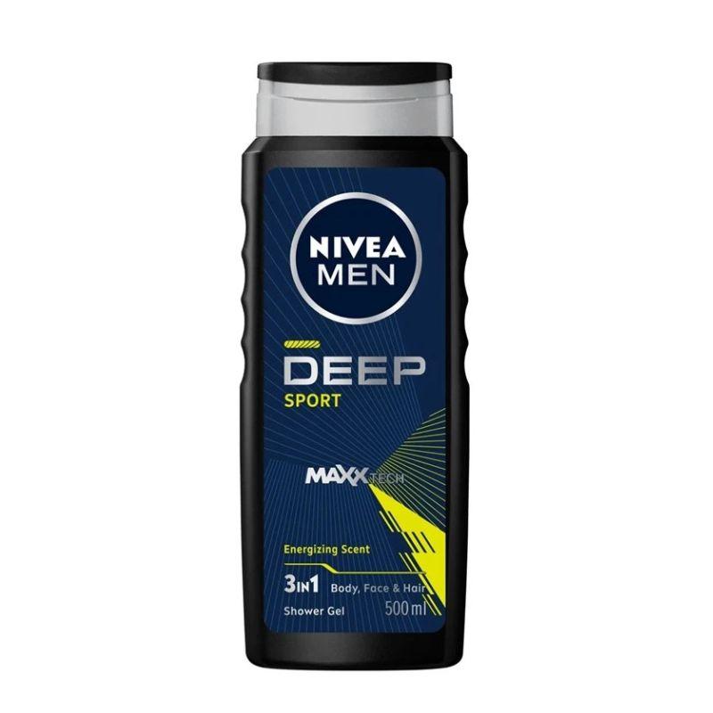 Nivea kupka muška deep sport 2in1 500ml