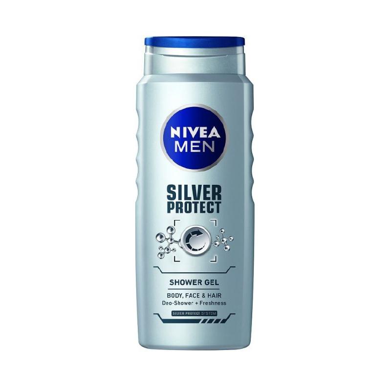 Nivea kupka muška silver 500ml