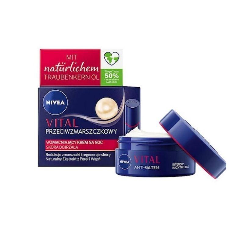 Nivea noćna regenerativna krema za lice vital 50ml