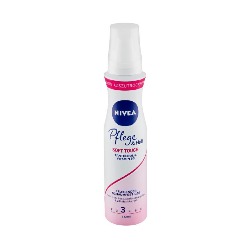 Nivea pena za kosu care & hold soft 150ml