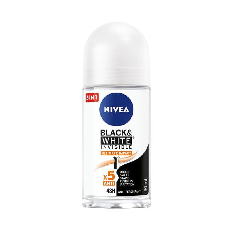 Nivea roll on ženski black & white impact 50ml