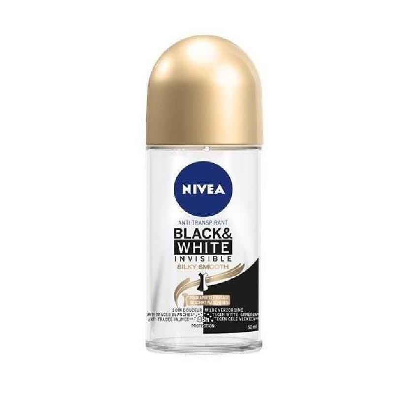 Nivea roll on ženski black & white invisible silky smooth 50ml