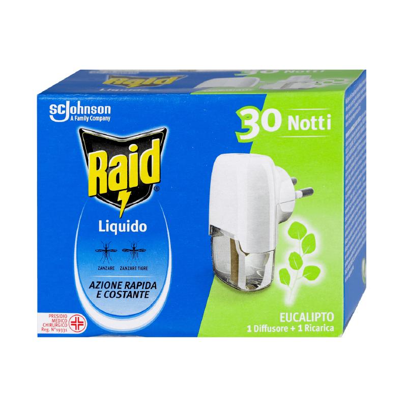 Raid električni aparat + bočica 21ml eucaliptus 30 noći
