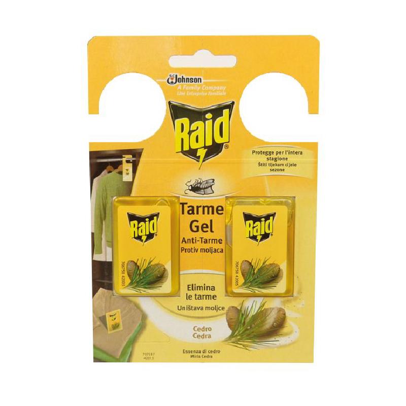 Raid gel protiv moljaca 2kom