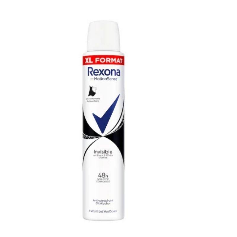 Rexona dezodorans ženski black&white invisible clothes 200ml