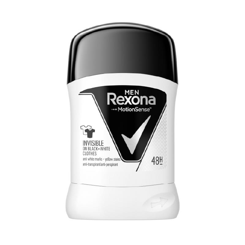 Rexona stick muški black and white invisible 50ml