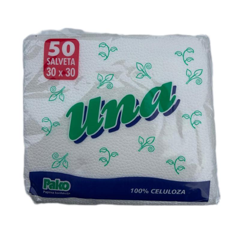 Una salvete 30x30 1sloj 50kom