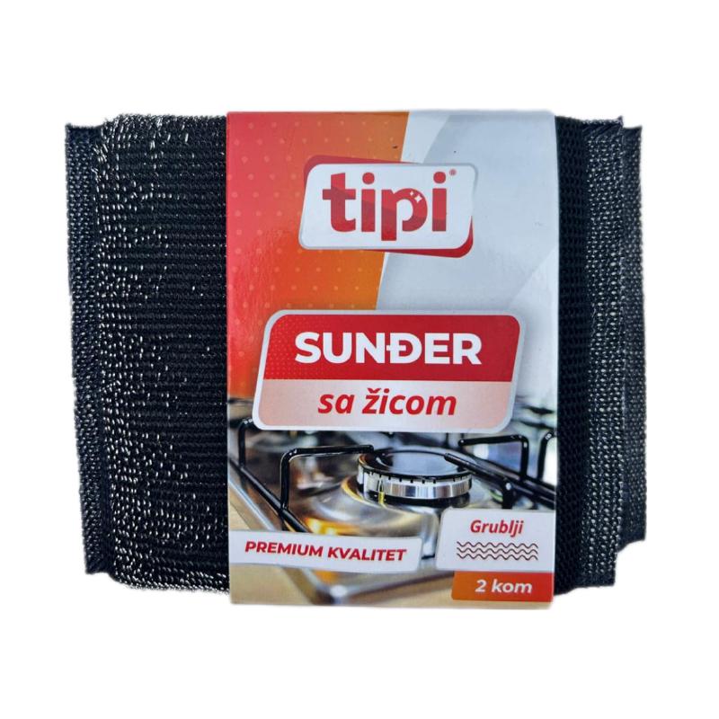 Tipi sunđer sa žicom Grublji 2kom